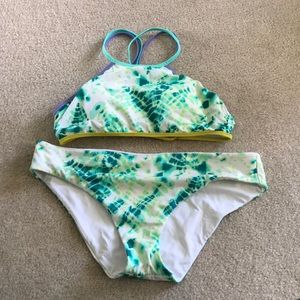 Green Tie Dye Victoria’s Secret Bikini